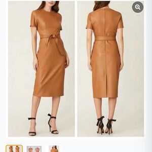 Shoshanna Tan Pencil Dress